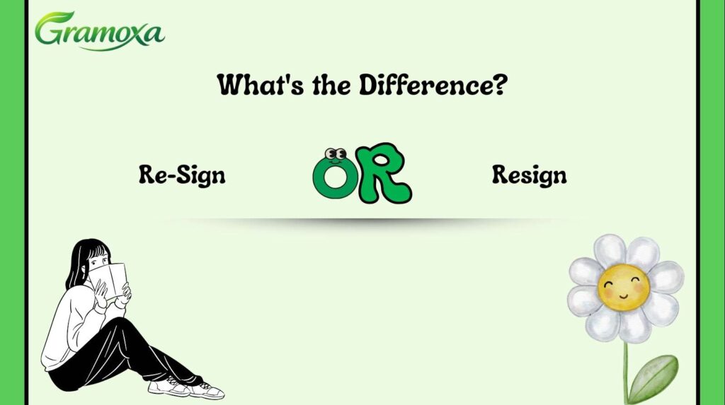 Re-Sign or Resign