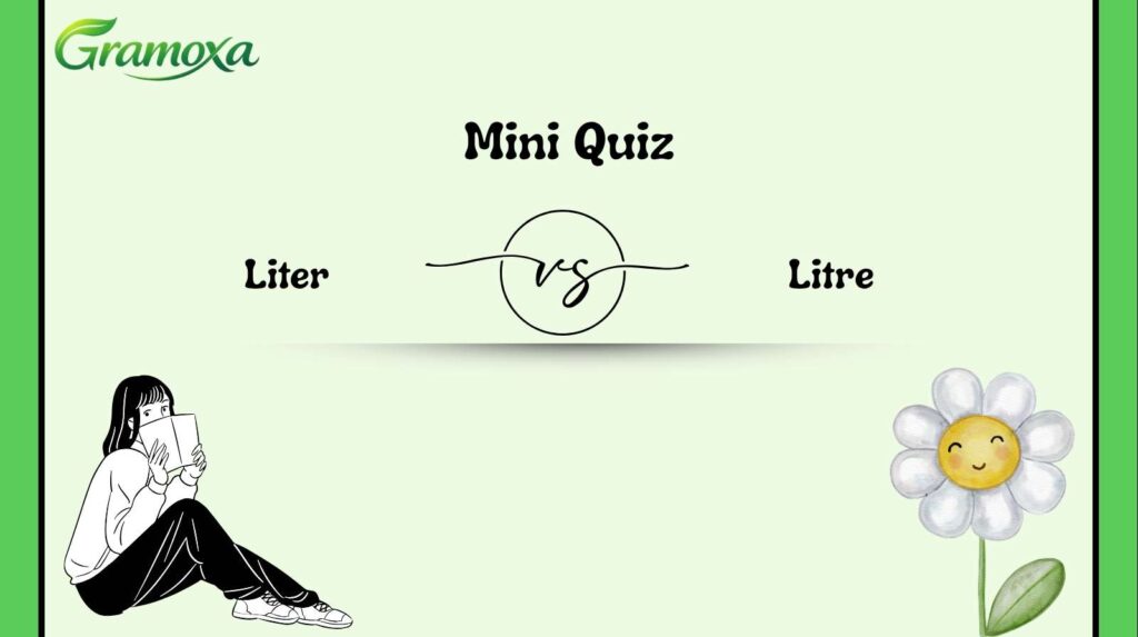 Liter or Litre