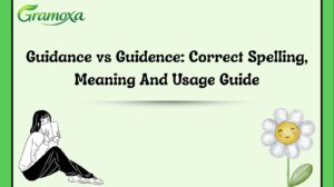 Guidance vs Guidence: Correct Spelling, Meaning And Usage Guide
